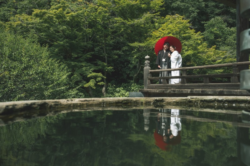 自然が豊かな寺院です