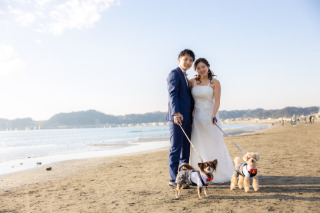 1月の和洋弐点プラン　掛け替え有／withワンちゃんたち♡～海蔵寺＆材木座海岸～