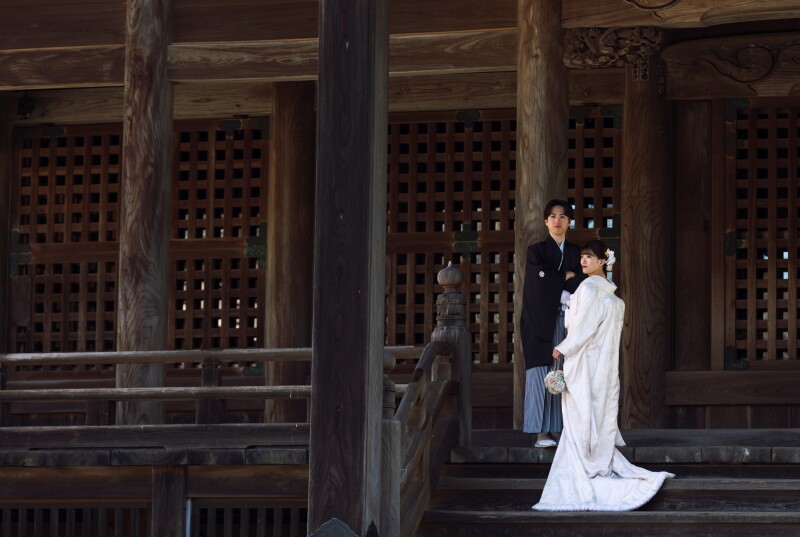 妙本寺での撮影