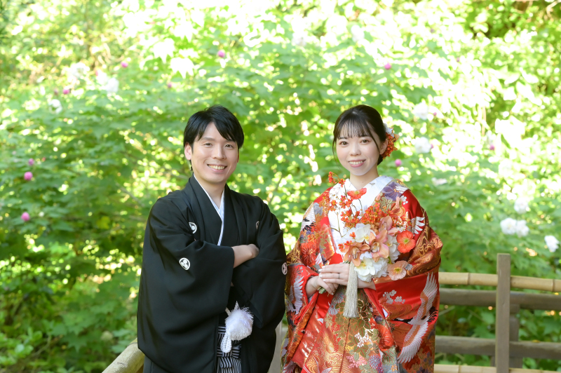 こだわりのブーケを手に。