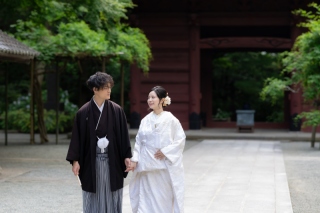 【和装２着】鎌倉市内の寺院２ヶ所で撮影　