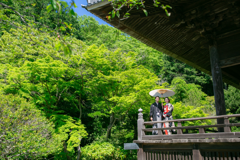 眩い光がお二人を祝福してくれました♡