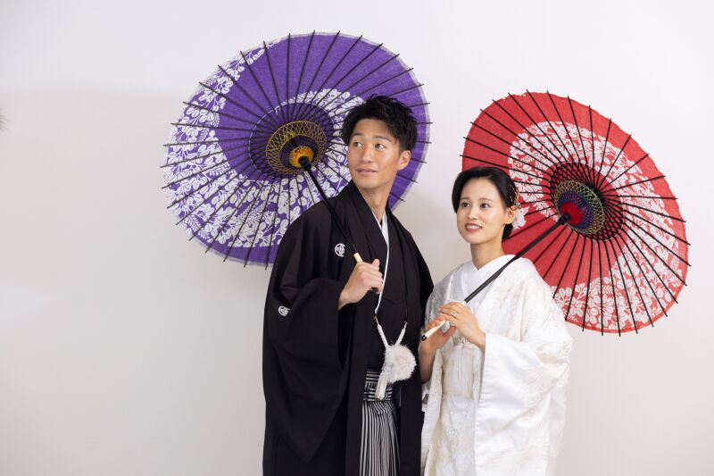 和装には和傘！