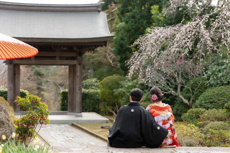 寺院は和が似合います♪