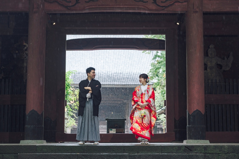 色々な撮影スポットがある妙本寺