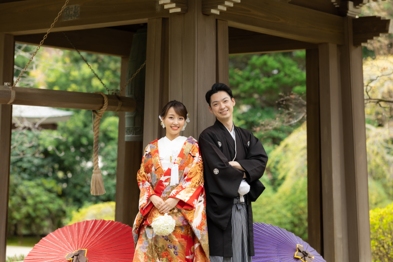 鐘楼を背にして。