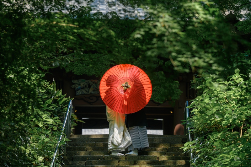 妙本寺で撮影スタート