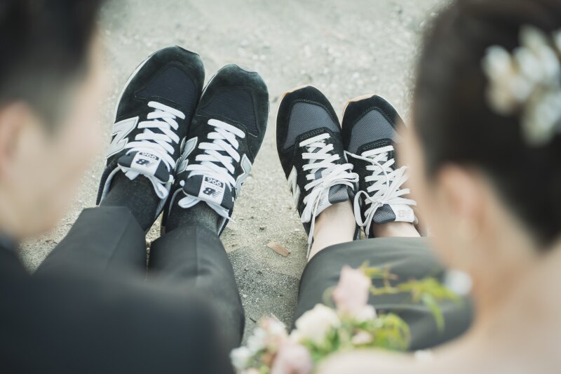 《 お揃いのスニーカー 》