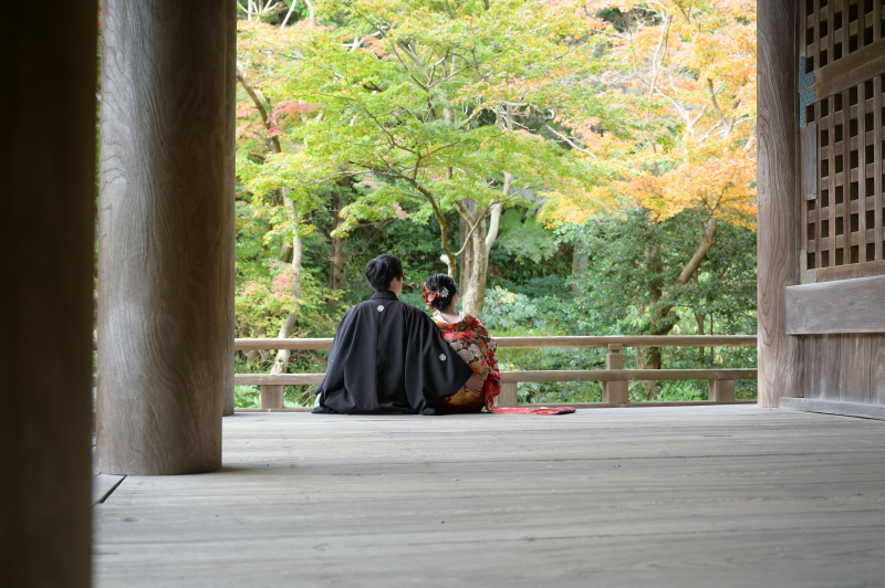 寺院での撮影も可能です