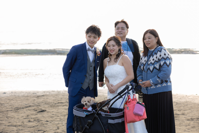 華雅苑 鎌倉店_ペットと一緒に撮影できる