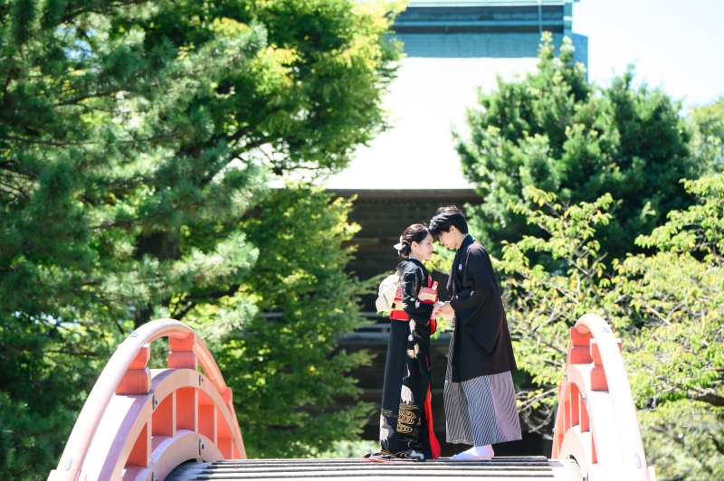 華雅苑 鎌倉店_庭園で撮影できる