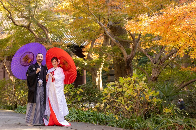 華雅苑 鎌倉店_神社・寺院で撮影できる
