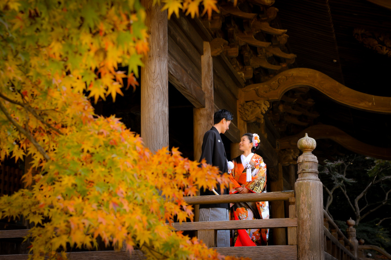 華雅苑 鎌倉店_神社・寺院で撮影できる