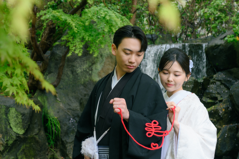 11月10日迄に撮影★『海が見える日本庭園』と海岸で撮影 和装壱点プラン 衣裳(差額無し)・美容・撮影データ付