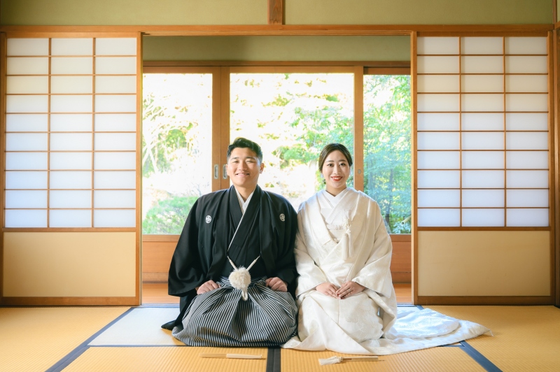 12/25~1/31期間限定★早割2大特典!海が見える日本庭園で撮影★和装壱点プラン(衣裳1着)・美容・撮影データ130カット付