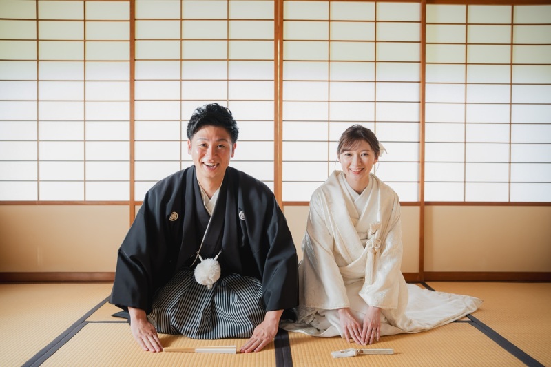 【和装1着】コスパ◎9/1~9/19撮影★早割先着10組様 海が見える日本庭園と茶室で撮影 衣裳・美容・写真データ100カット