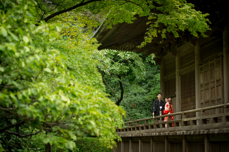 【和装２着】桜直前CP★3/11～3/25の撮影２万円OFF♪鎌倉市内の寺院2ヶ所で撮影★衣裳差額無し・美容・撮影データ230枚