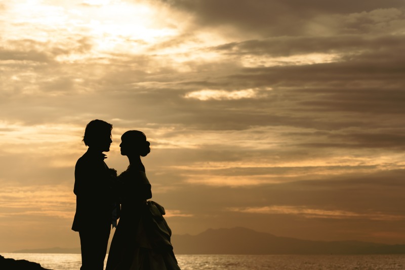 2月平日撮影♪オープニングムービー(動画)付きフォト★和装⇒寺院&洋装⇒城ケ島で撮影 衣裳・美容・データ(150枚)付