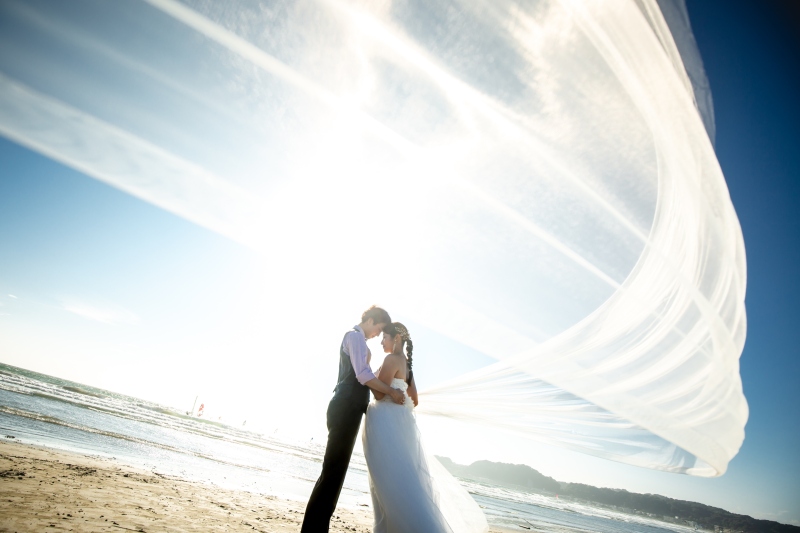 1/4～1/31の撮影♪先着15組様　和装⇒スタジオ＆洋装⇒湘南の海　衣裳（差額無し）・美容・撮影データ100カット付