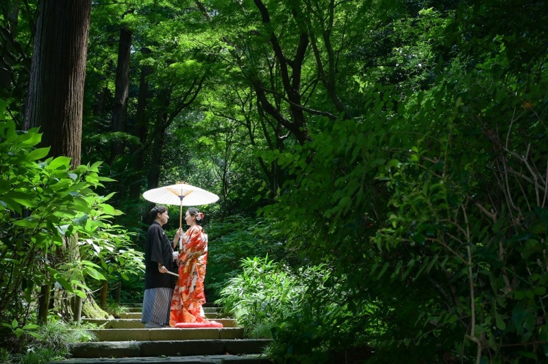 【和装2着】コスパ◎9/1~9/19★鎌倉市内の寺院2ヶ所で撮影 衣裳(差額なし)・美容・撮影データ150カット
