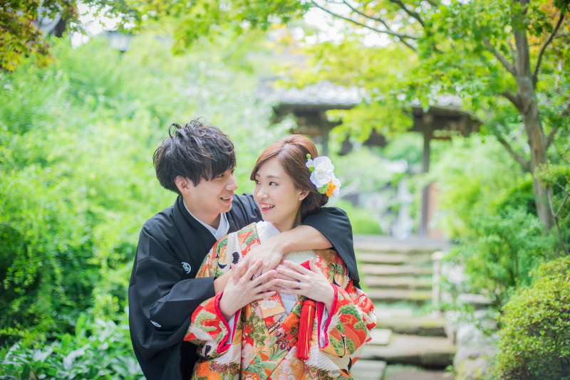 早割♡20組様♪10/1~11/25の平日和装;鎌倉市内の寺院+洋装;城ケ島で撮影 衣裳(差額無し)・美容・データ210カット付