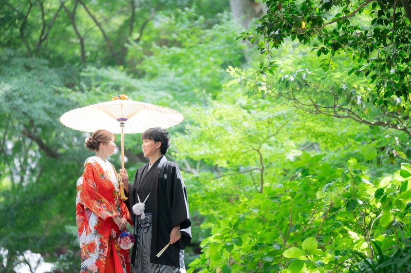 【和装&洋装】9月の平日撮影★鎌倉市内の寺院+城ケ島オープニングムービー付撮影プラン★衣裳差額無し 美容 データ150枚