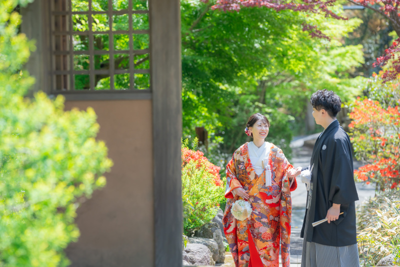 【和装＆洋装】1万円OFF♪新緑の季節4/11～4/24の平日★鎌倉市内の寺院と江ノ島が見える海　衣裳・美容・撮影データ210枚