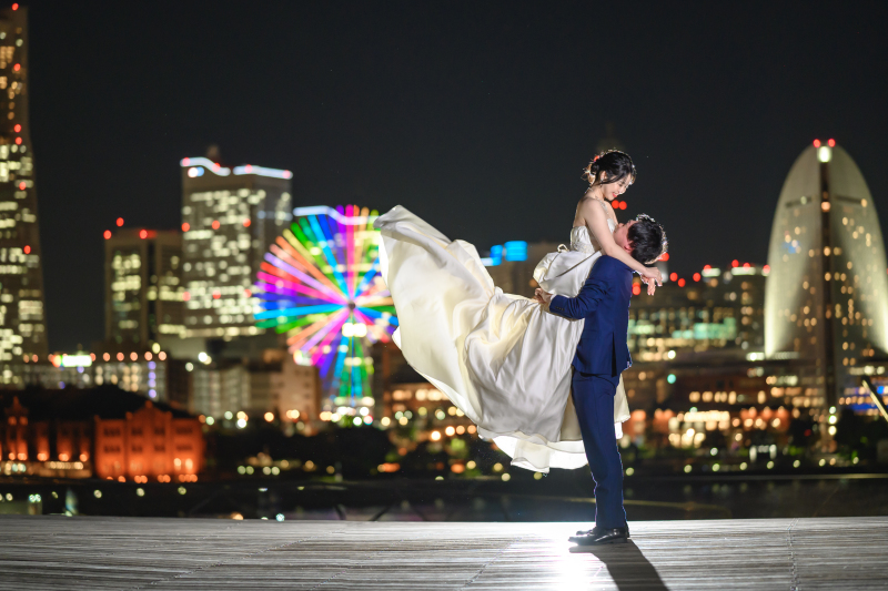 【和装&洋装】4/5~4/25の平日★Photorait限定♪寺院&横浜大桟橋(ナイト)撮影★衣裳差額無し・美容・データ150枚