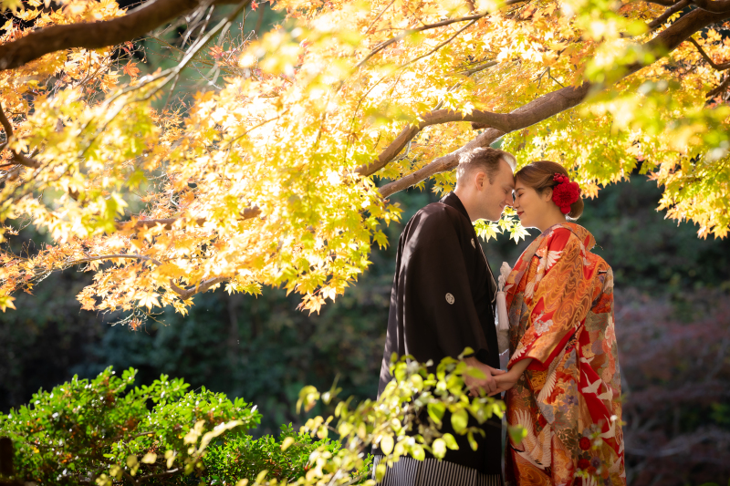 【和装1着】12/16~12/29 まだまだ紅葉♡好きな和装1着着て鎌倉市内の寺院で撮影★衣裳差額なし・美容・撮影データ100枚