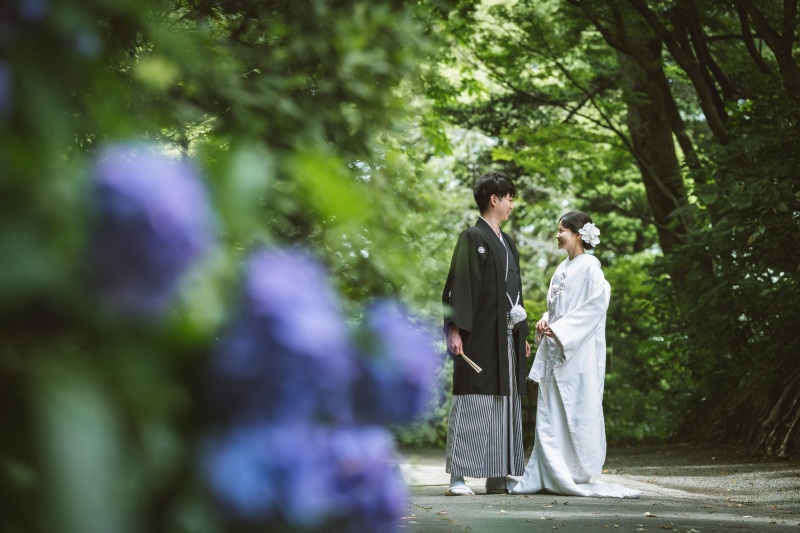 【和装＆洋装】6/1～6/30平日★鎌倉市内の寺院＋城ケ島オープニングムービー付撮影プラン★衣裳差額無し　美容　データ１５０枚