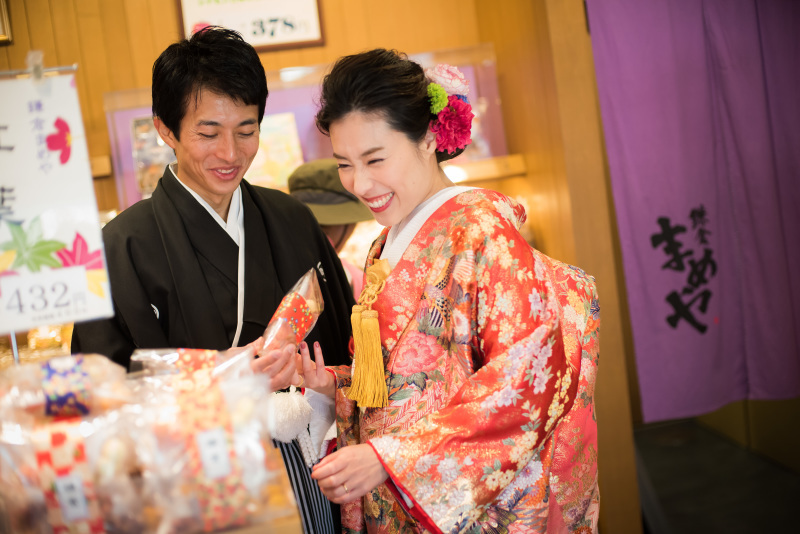 【和装2着】10/21~11/24撮影★早割先着10組様 鎌倉市内の寺院と街並みで撮影 衣裳・美容・写真データ200カット