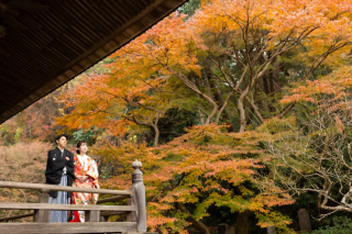 まだまだ紅葉♪12/16～12/28の撮影　鎌倉市内の寺院２ヶ所を巡って撮影★和装弐点プラン衣裳２着・美容・データ２３０枚付