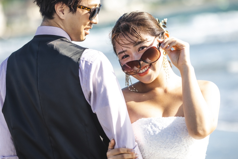 【洋装1着】ペットも大切な家族♪6月撮影★湘南の海で撮影　衣裳差額無し・美容・撮影データ100カット