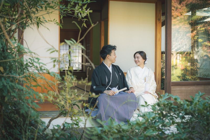 【和装1着】3/11～3/25撮影♪ウエルカムボードプレゼント★海と庭園（茶室付）で撮影★衣裳差額無し・美容・撮影データ130付