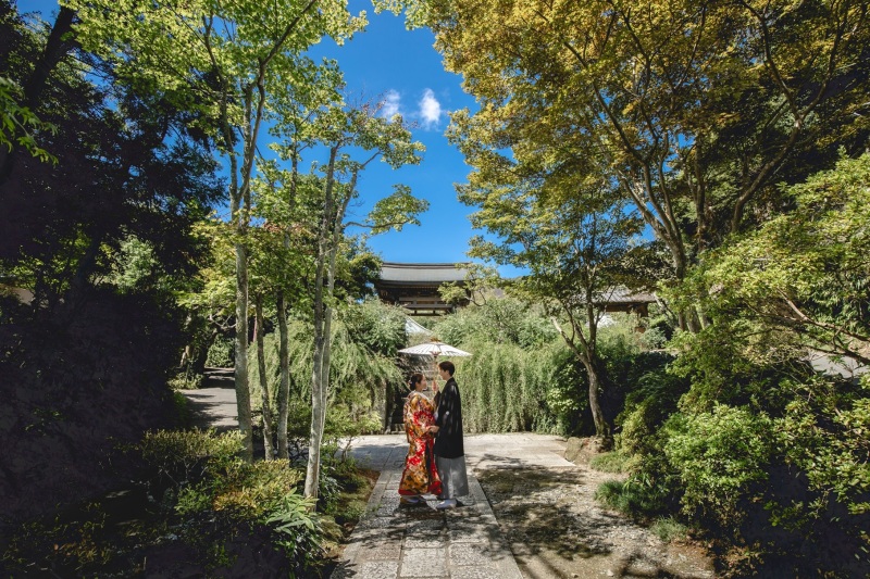 Photorait限定★11/10迄の撮影♪海蔵寺とスタジオで撮影★和装弐点プラン 衣裳差額無し・美容・データ150枚付