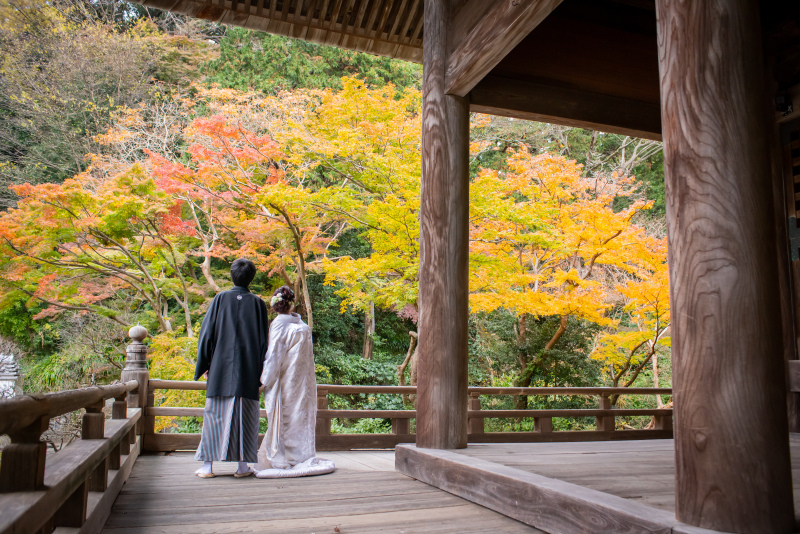 まだまだ紅葉♪【12/16~12/28】の撮影 鎌倉市内の寺院で撮影★和装壱点プラン衣裳1着(差額無し)・美容・データ130枚付