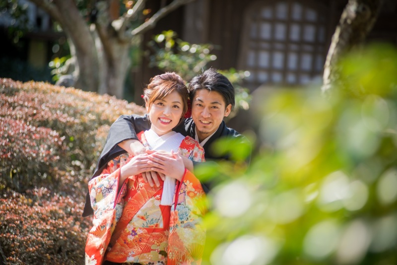 12/25~1/31の平日限定ウエルカムボード付き♪早割CP 鎌倉市内の寺院で撮影★和装壱点(衣裳1着)・美容・データ130枚