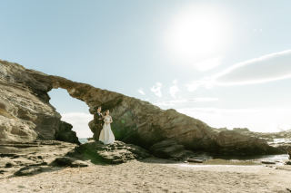 12/16～1/31迄平日撮影♪オープニングムービー付きフォト★和装⇒寺院＆洋装城ケ島で撮影　衣裳・美容・データ（１５０枚）付き