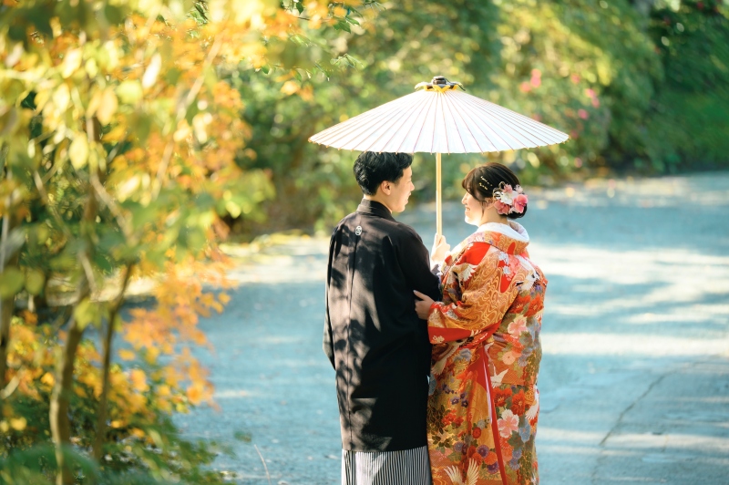 【和装1着】12/16~12/24の平日撮影★先着10組様 妙本寺で撮影(オープニングムービー付)衣裳・美容・写真データ100枚
