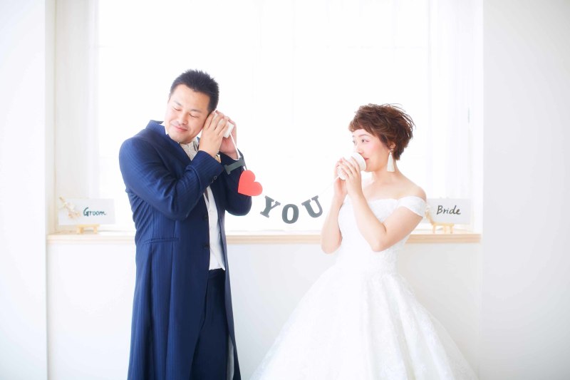 I LOVE YOUの糸電話♪