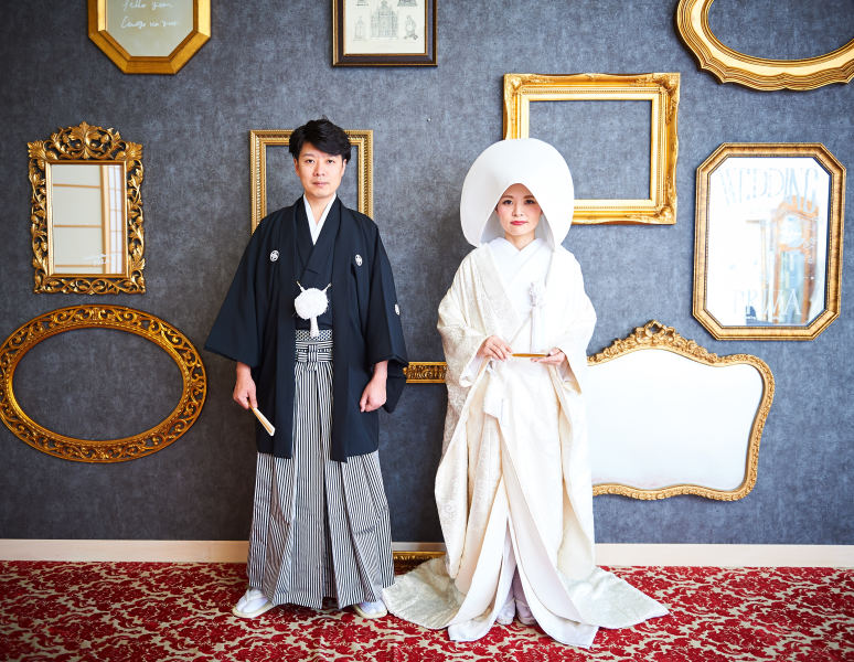 白無垢・綿帽子