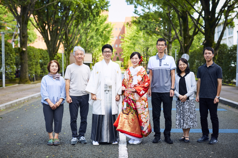 学園大前にて☆