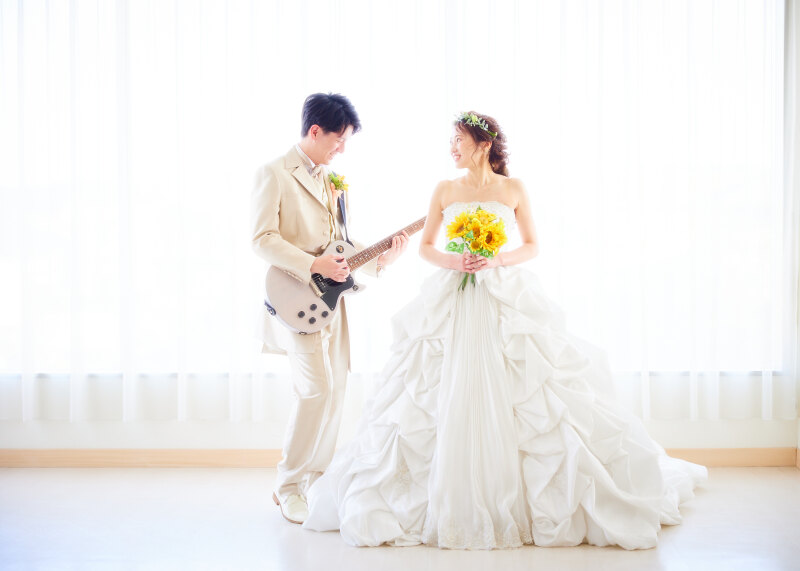 スタジオ内の、ロビーにて