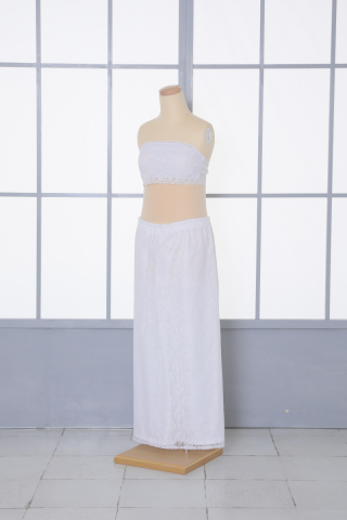 マタニティドレス(白セパレート)