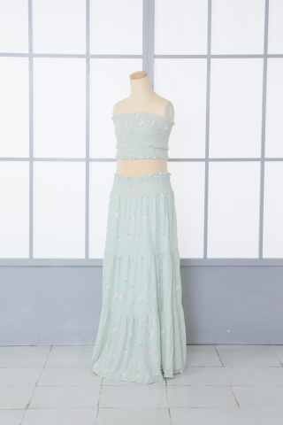 マタニティドレス(グリーン)