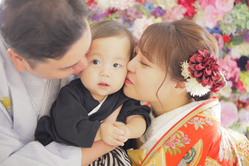 幸せいっぱい…和装スタジオ撮影