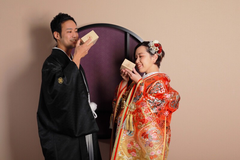 御神酒風に乾杯！