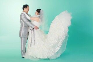 フォトウェディングで洋装＆和装
