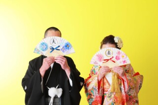 スタジオならではの和装撮影