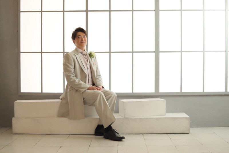 ご新郎ソロショット